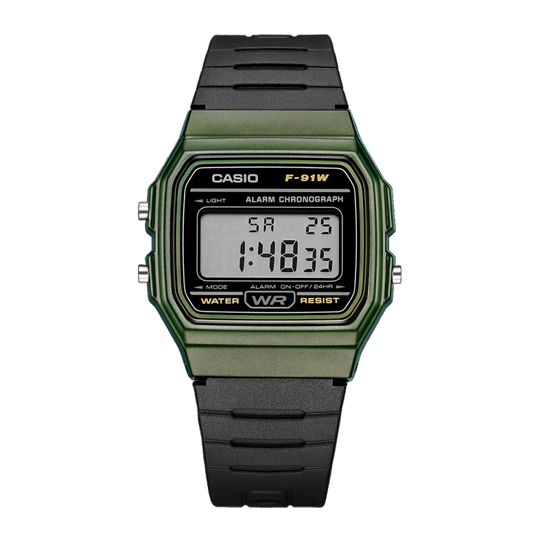 Casio Casio F-91W Watch for Men And Women, Retro Small Square Student Watch F-91WM