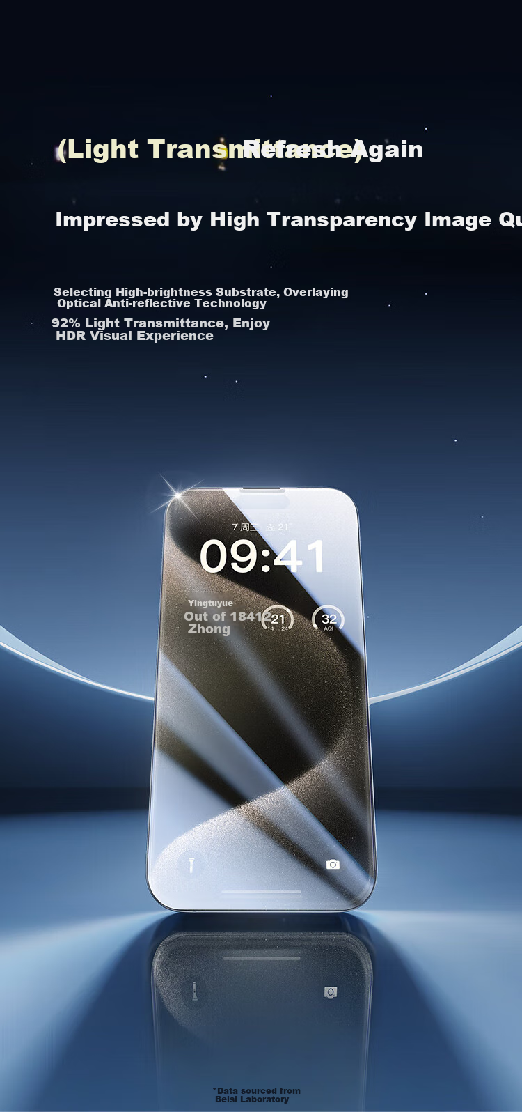 Baseus Tempered Glass Screen Protector for IPhone 14 Pro Max, Ultra-Ceramic Crystal Anti-Dust Shockproof Anti-Fingerprint Ultra-Thin Full Coverage Dust-Free Chamber HD Clear 2-Pack 11