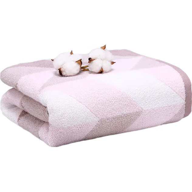 KING SHORE Полотенце махровое банное 140x72 см, 381г, хлопок, класс А, фиолетовое, 1 шт.