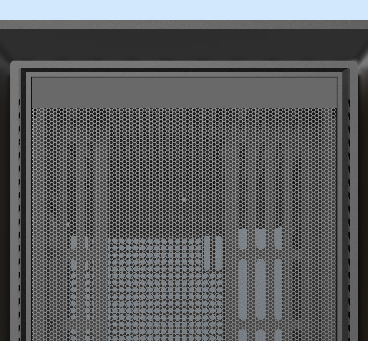 PowerTrain Zhenjie G2 Black ATX Case with Vertical Glass Side Panel, Mesh Ventilation, Desktop Computer 360 Water Cooling Chassis, Graphics Card Length Limit 420MM 1