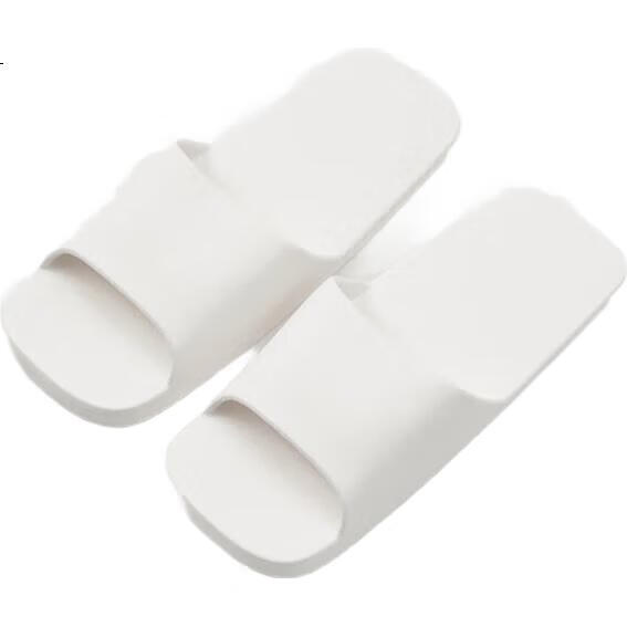Тапочки для ванной MUJI унисекс, домашние, из ЭВА, размер 39 (245 мм), белые