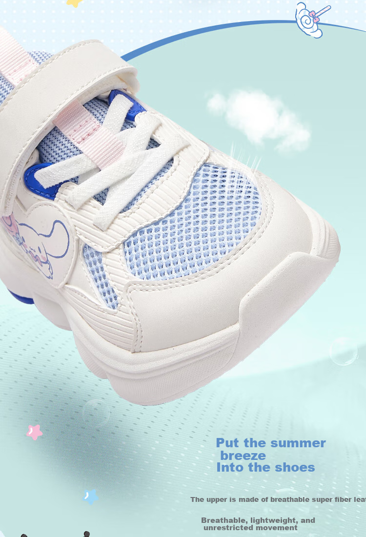 BALABALA Sanrio Kuromi Children's Shoes, Girls' Sneakers, Summer New Shoes, Sweet And Cool 4