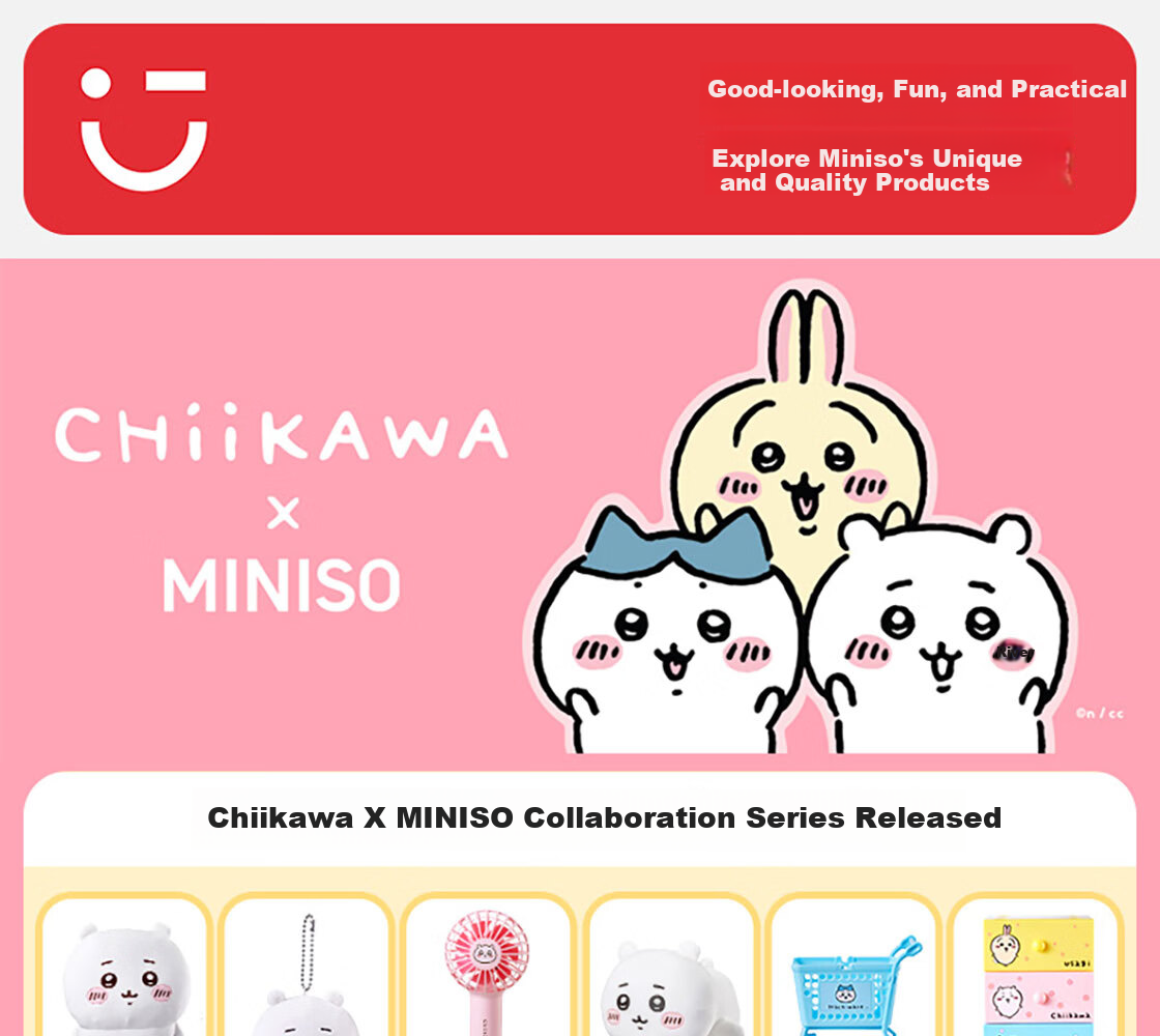 MINISO Chiikawa Series U-Shaped Pillow, Usagi Memory Foam Neck Support Pillow, Nap Pillow, Car And Airplane Neck Pillow 1