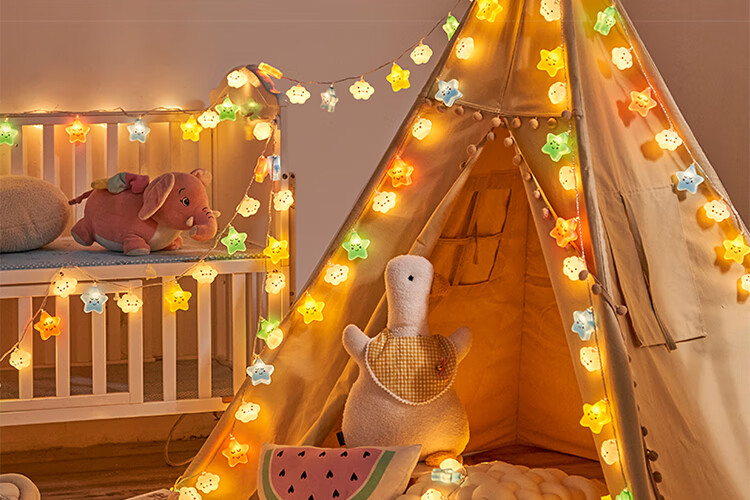 Yanyi Birthday Decoration Lights, Outdoor Stall Atmosphere Lights, 520 Trunk Scene Proposal Setup, Colorful Lights, LED String Lights 14
