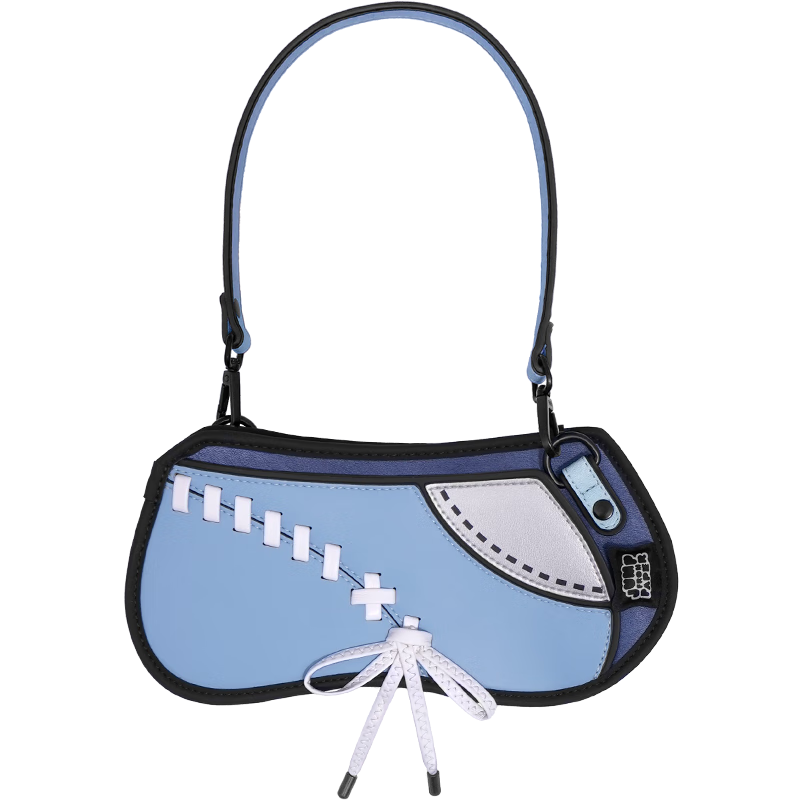 JumpFromPaper Birthday Gift Dune Bag Commuter Underarm Bag Crossbody Bag Women's Bag Shoulder Bag Gift Ice Blue