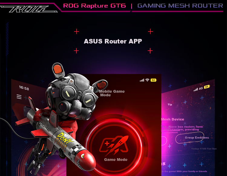 ROG [Renewal Subsidy] ROG Cube Tri-Band 10 Gigabit Gaming Distributed Parent-Child Router | Whole-House WiFi 6 Set, Gigabit Wireless Aimesh Flexible Routing System 22