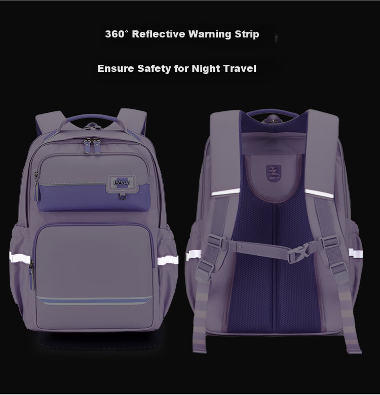 KALA·Y Backpack for Middle School Students, Stylish Ultra-Light Cloud Backpack for Primary School Grades 5-9, Stress-Relieving Unisex Shoulder Bag for Male And Female Students 10
