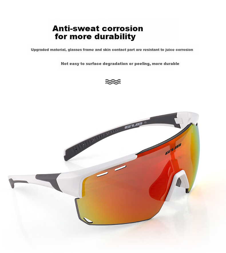 GUB Polarized Colorful Cycling Glasses for Men And Women, Outdoor Windproof Goggles for Road And Mountain Biking, Myopia Protection Eyewear 7