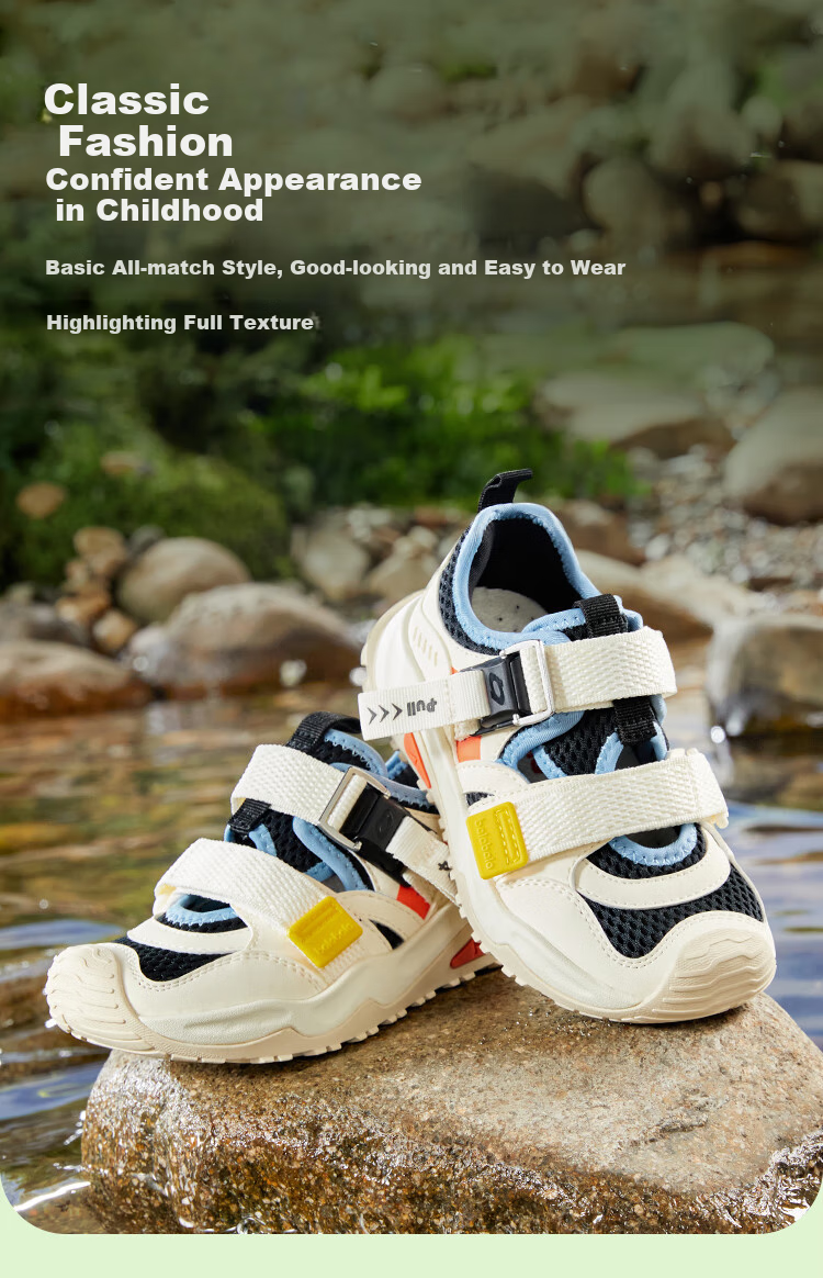BALABALA Children's Sports Sandals, Boys And Girls Shoes, Breathable Summer New Mesh Dad Shoes 3