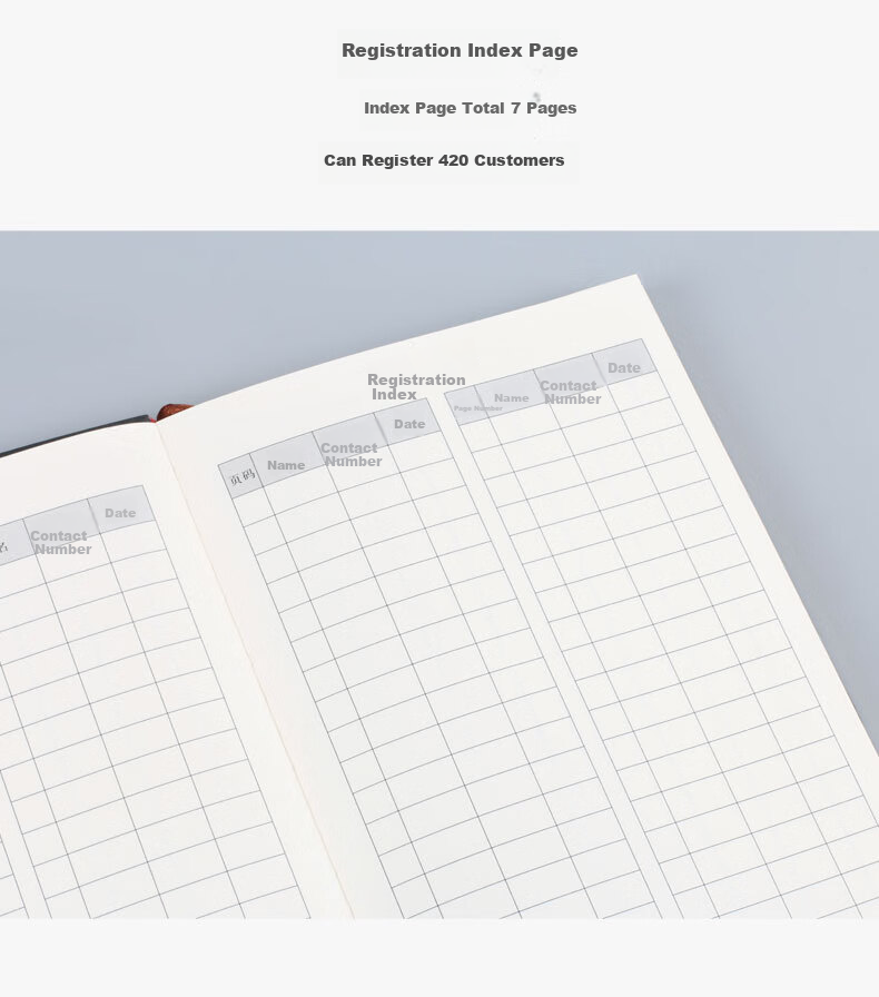 XYBP Customer Follow-Up Tracking Record Book A5, Real Estate Insurance Car Sales Follow-Up Book, Customer Intention Form Record Book (A5 Blue) 2