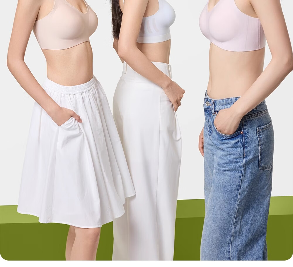 BOPRUIEY Women's Seamless Fixed Cup One-Piece Vest Large Bust Minimizing Wireless Plus Size Sports Bra 12