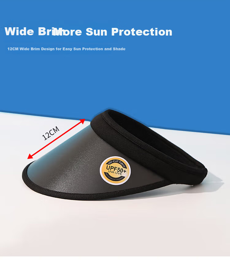GLO-STORY Sun Hat for Women, Rollable Storage, Face Protection, Visorless Outdoor Cycling Sun Hat WMZ124017 3