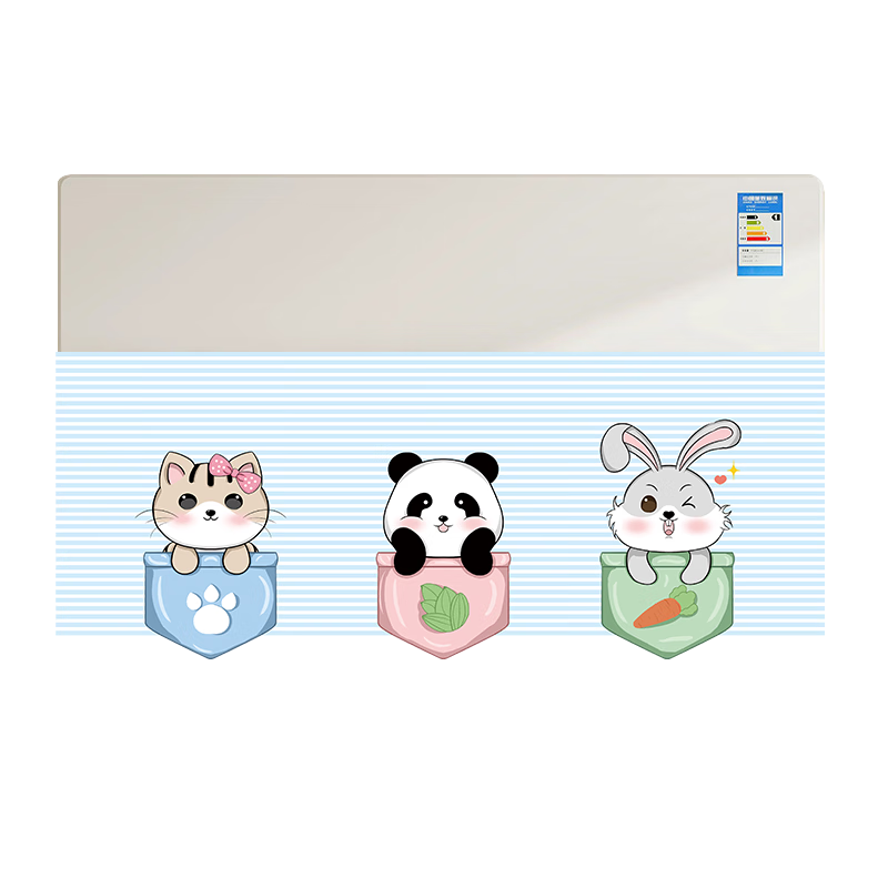 Naxiannv Air Conditioner Wind Deflector, Anti-Direct Blowing No Drilling Required, Fabric Universal for Wall-Mounted Units, Air Outlet Wind Shield, Postpartum Care, Baby Care, Pocket Cute Friends