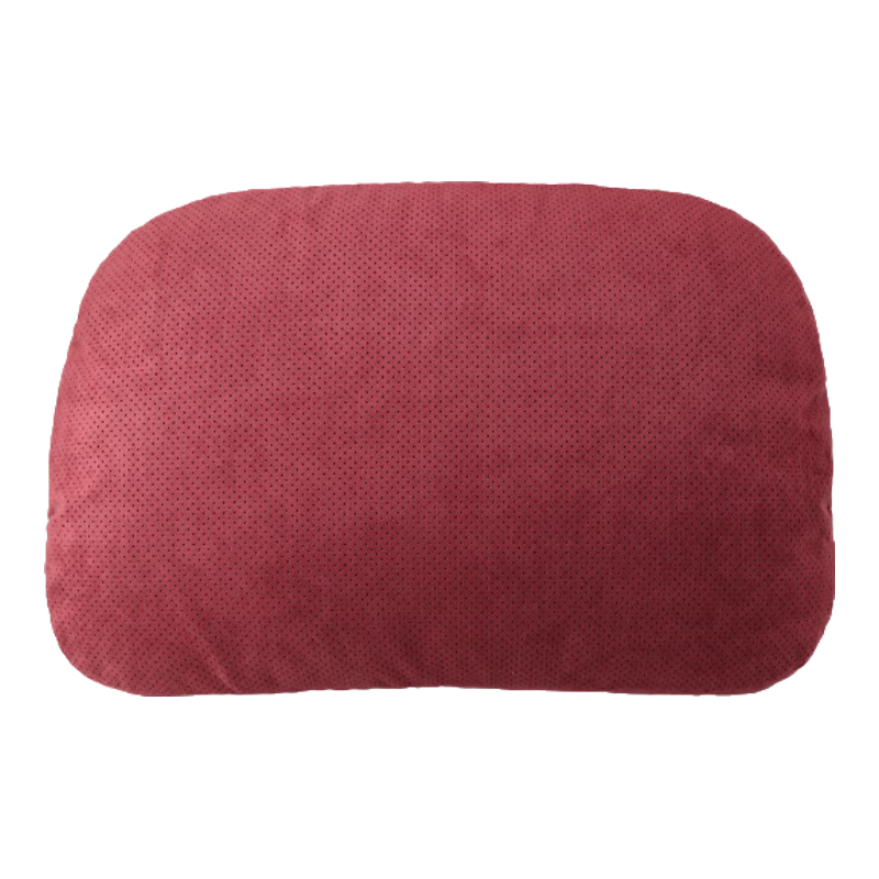 BIMLL Car Lumbar Support Perforated Suede Backrest Cushion Office Waist Pillow Seat Cushion Lumbar Pillow for Home and Car Use