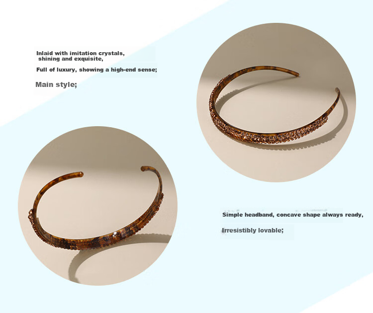 CHIMERA Luxury Princess-Style Headband, High-End Korean Version, Simple Hair Accessory, Mid-Autumn Festival Gift for Wome 15