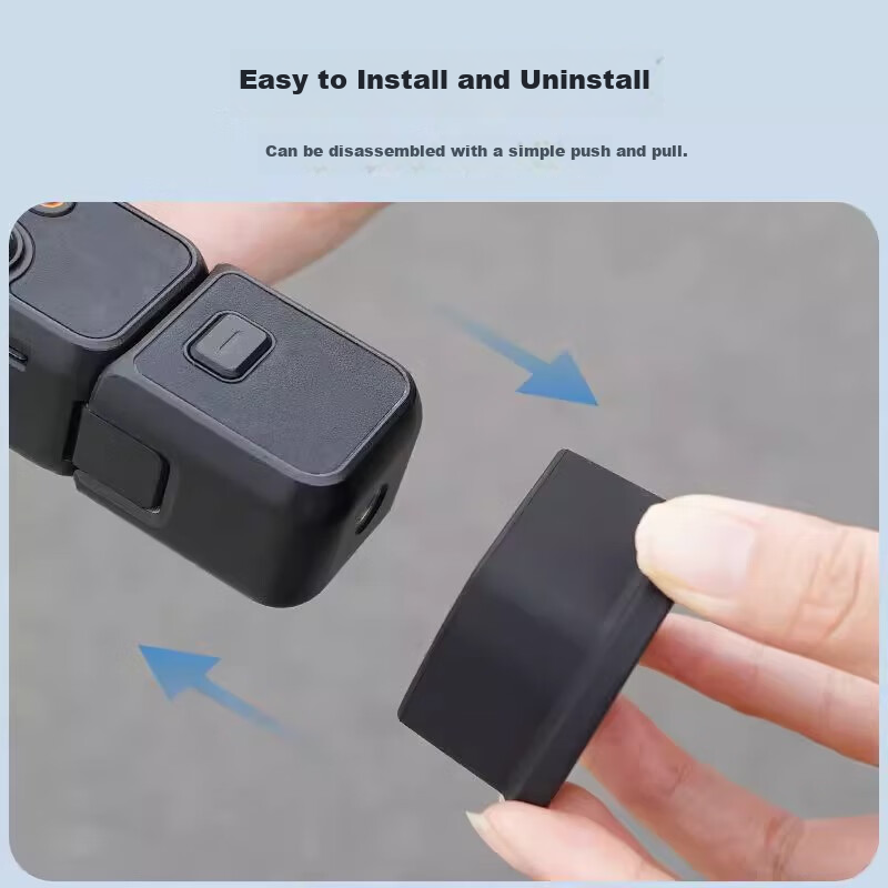 REYGEAK Silicone Base for DJI Pocket 3/4, Non-Slip Fixed Stand, Desktop Expansion Accessory Base 7