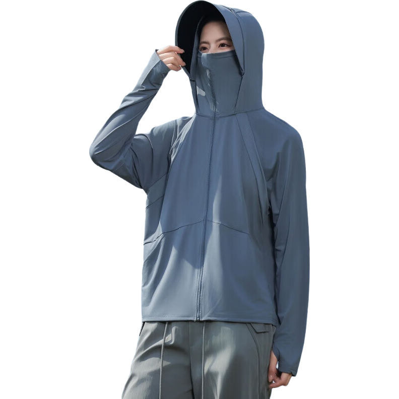 Combo Summer New Self-Operated Women's Sun Protection Jacket UV Protection Outdoor Breathable Thin Ice Silk Cycling Coat Sunproof Clothing