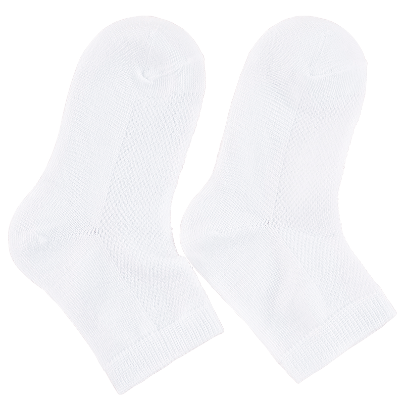 Aiwuge Children's Socks, Summer Mesh Breathable Short Socks, Girls' Dance Practice Socks, Student Socks, 5 Pairs Pack, White, XL Size