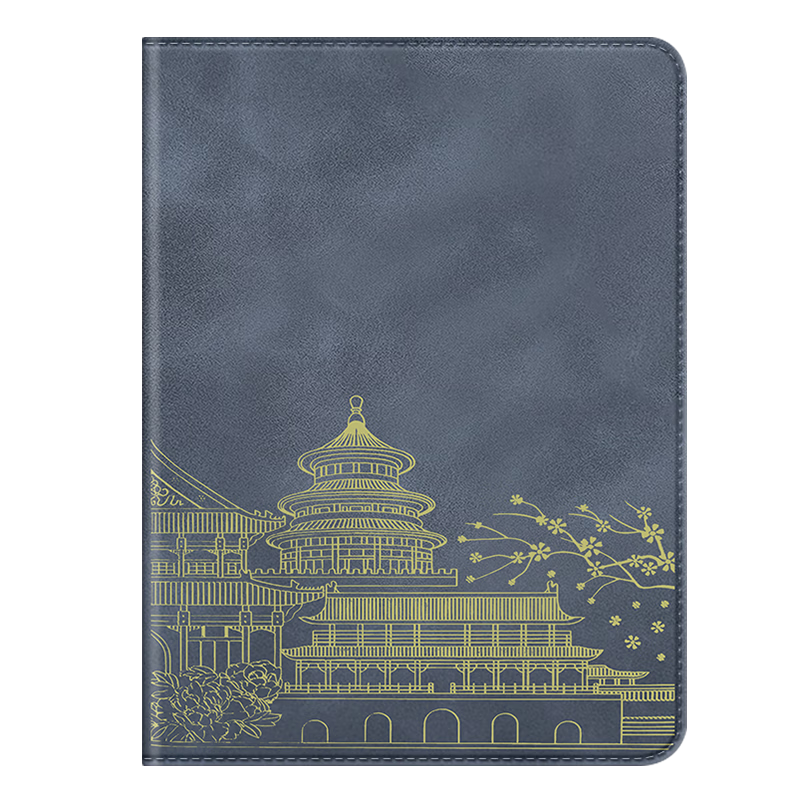 NEYAA iPad Pro 2024 13-inch Case, iPad Pro 2025 Full Coverage Sheep Suede Ultra-Thin Shockproof Leather Cover, Elegant Gray