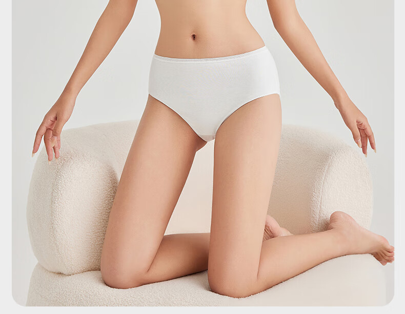 Beianshi Disposable Women's Cotton Antibacterial Maternity Postpartum Cotton Travel Portable White 2XL Underwear 13