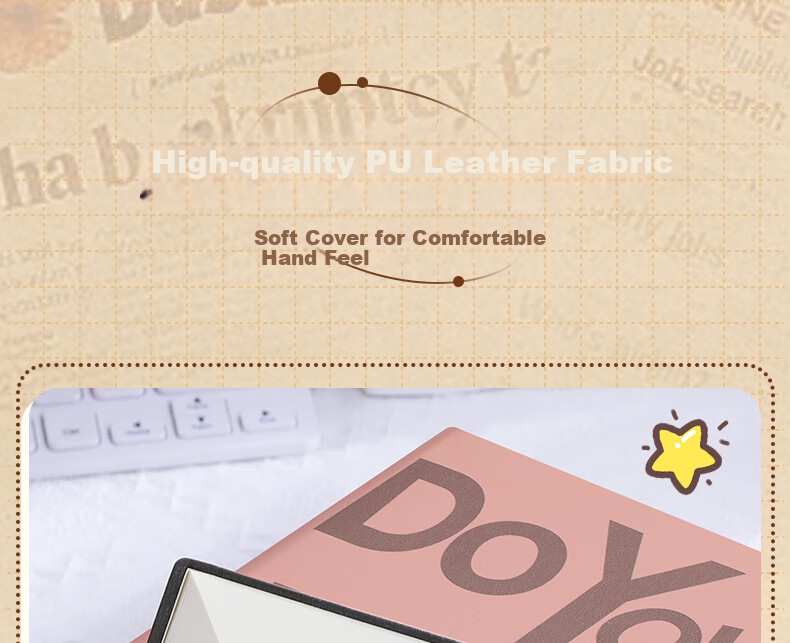 Faramon 4-Pack B5/41 American Vintage Leather Notebook, High-Quality Retro Thick Journal, Study Notebook for College Students, Simple Diary for Middle And High School Students, Stationery Notebook 4