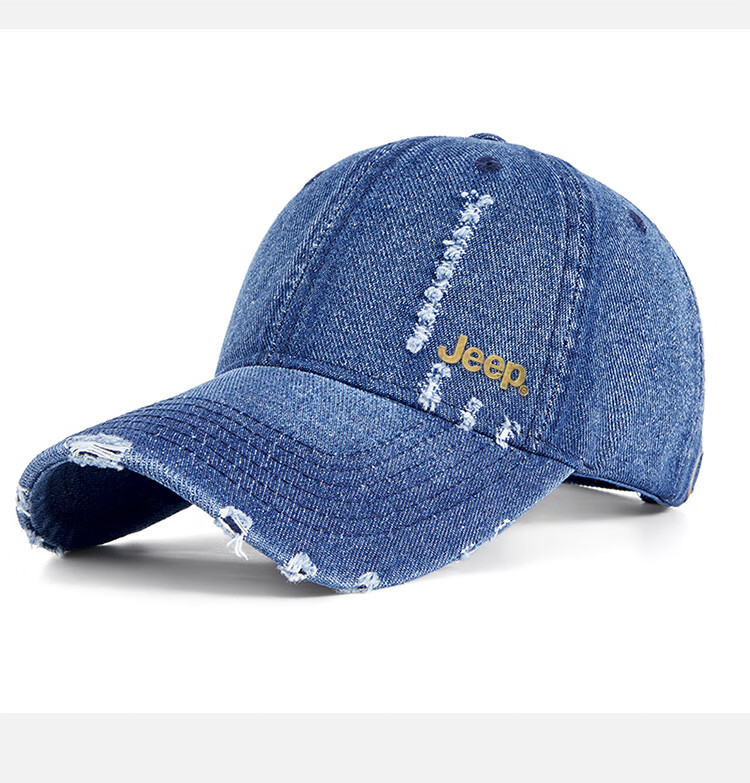 JEEP Baseball Cap for Men, All-Season Outdoor Trendy Retro Sun Protection Hat for Men And Women, Light Blue 11