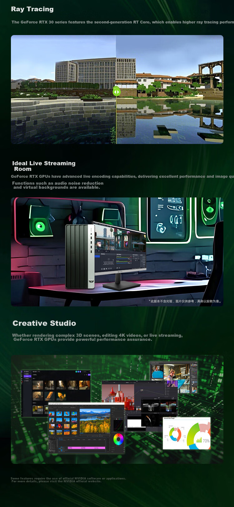 HP Zhan99 High-Performance Desktop Computer (14th Gen I5-14500, 16GB RAM, 1TB Storage, RTX3050 Graphics Card, 500W Power Supply) AI Design Workstation Delta Subsidies 4