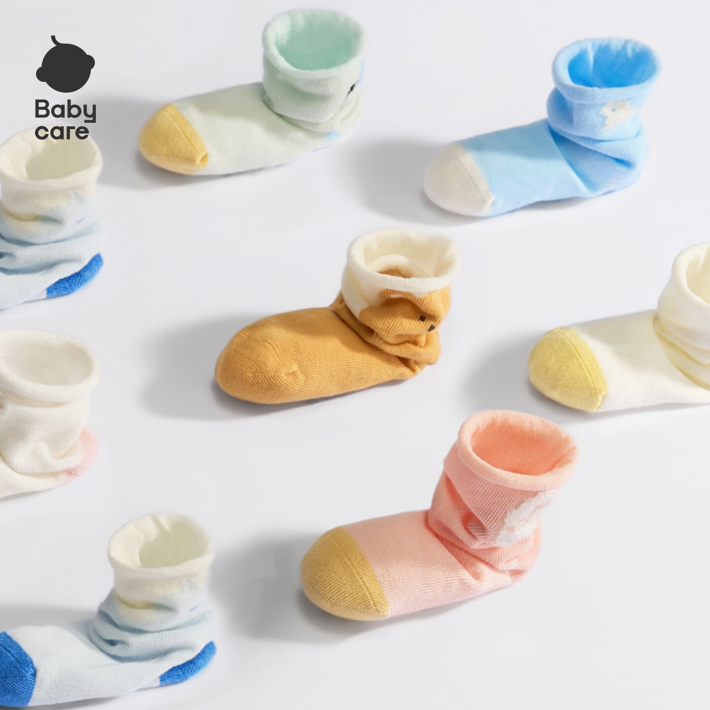 Babycare Children's Socks Boys Cotton Socks Girls Floor Socks Baby Toddler Socks Newborn Infant Socks Milk Coffee Bear 3 Pairs XL