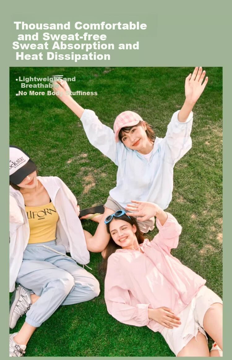 Huili Original Yarn Sun Protection Clothing for Women, 2026 New Style Loose UV-Resistant Spring And Summer Petite Stylish Outdoor Sun Protection Jacket 5