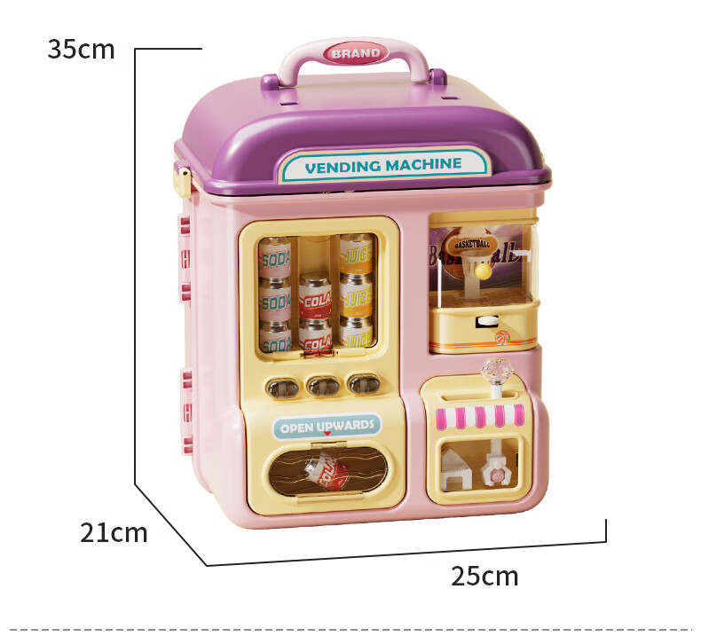 Kakabeier Children's Toy for Boys And Girls Aged 3-6, Transformable Double-Sided Realistic Cash Register, Multifunctional Birthday Gift for Pretend Play 7