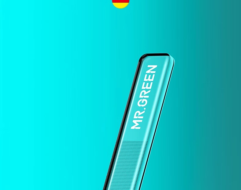 MR.GREEN German Glass Nail File Bright Nail Smoother Nail Buffing File Nail Shaping Pedicure Tool Nano File Mr-2166 Suitable for Children 1