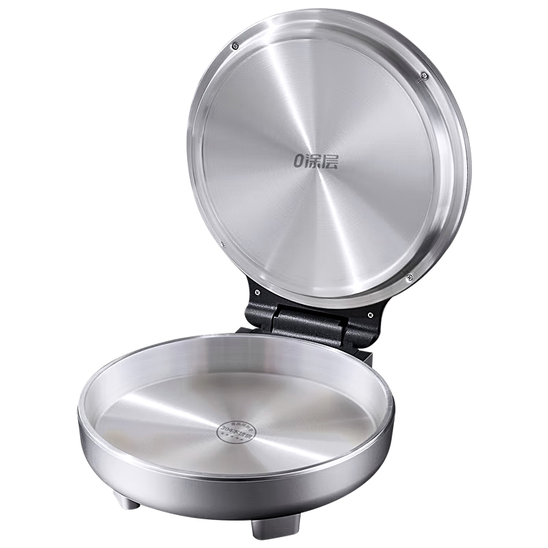 Liven Stainless Steel Electric Griddle for Home Use, Non-Coated, 38mm Deep, 1800W Double-Sided Heating, Pancake Maker, Uncoated Electric Frying Pan, Breakfast Machine LR-B3097