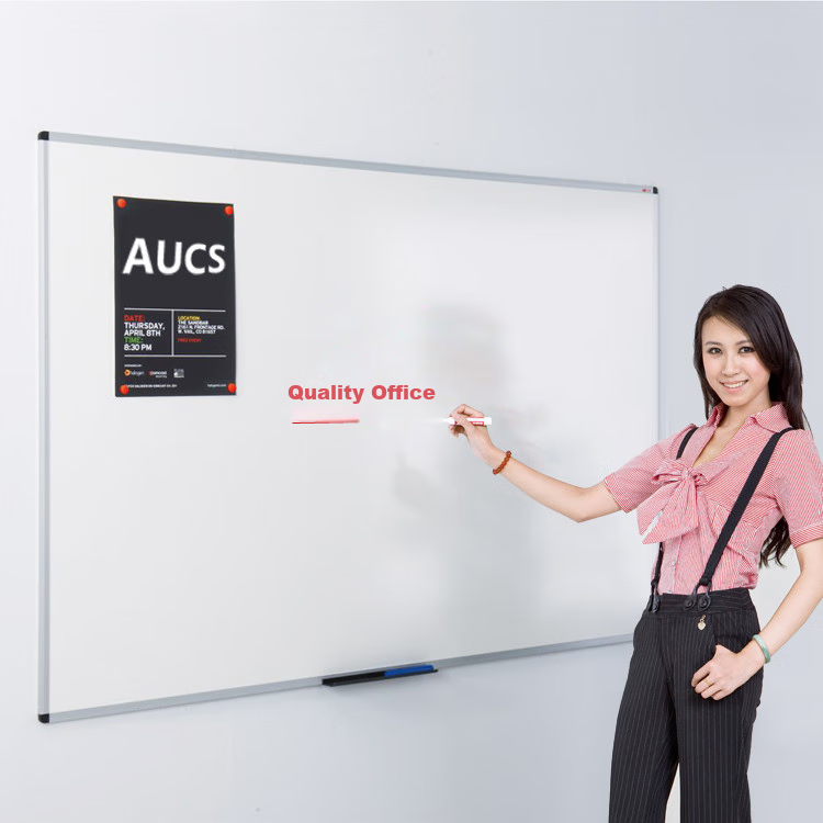 AUCS Whiteboard Wall-Mounted Writing Board, 180*120cm, Magnetic Blackboard for Conference Rooms, Teaching Offices, Meeting Rooms, Training Classes, Erasable Large Whiteboard, Display Board 2