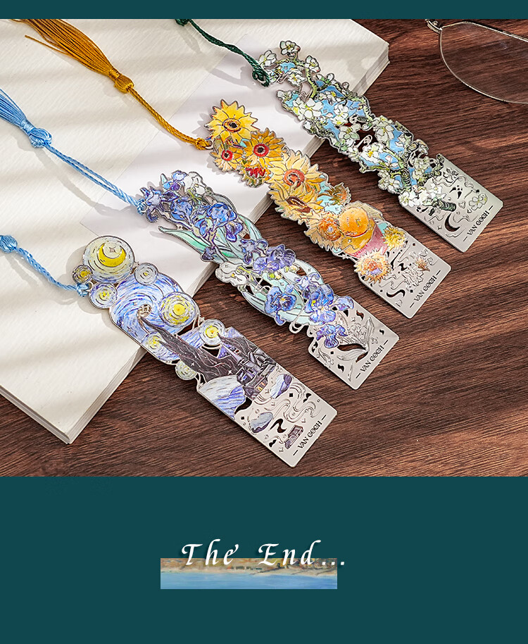 Ziyi Huayang Letter Metal Bookmark Hollow Inspirational High-Value Creative New Year Birthday Gift for Friends Teachers Besties Future is Promising SQ98-01 12