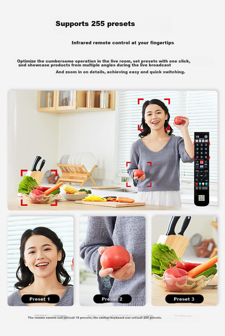 TCHD Video Live Streaming Camera, Ultra-Clear Vertical Screen Live Streaming Equipment Set, Professional Live Streaming Camera with HD Quality for Merchandising, Including Capture Card Package, 1080P TC-980S 11