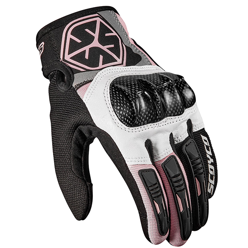 SCOYCO Cloud Bird MC122 Motorcycle Riding Gloves, Racing Bike Carbon Fiber Anti-CE Protective Touchscreen Gloves for All Seasons, Suitable for Men And Wome