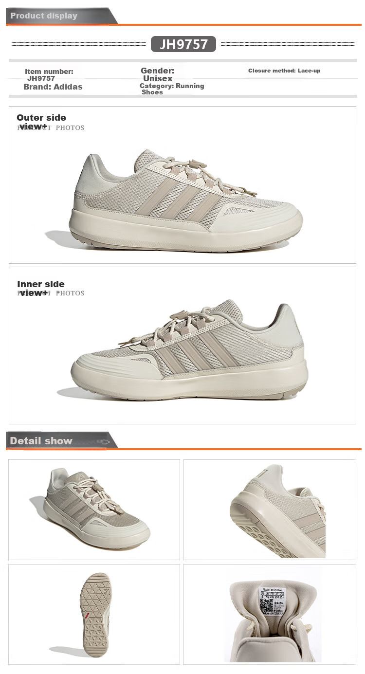 Adidas Men's And Women's Shoes, Autumn Outdoor River Tracing Shoes, Slip-On Mesh Breathable Casual Shoes, Water Sports Walking Shoes, Size 40.5 4
