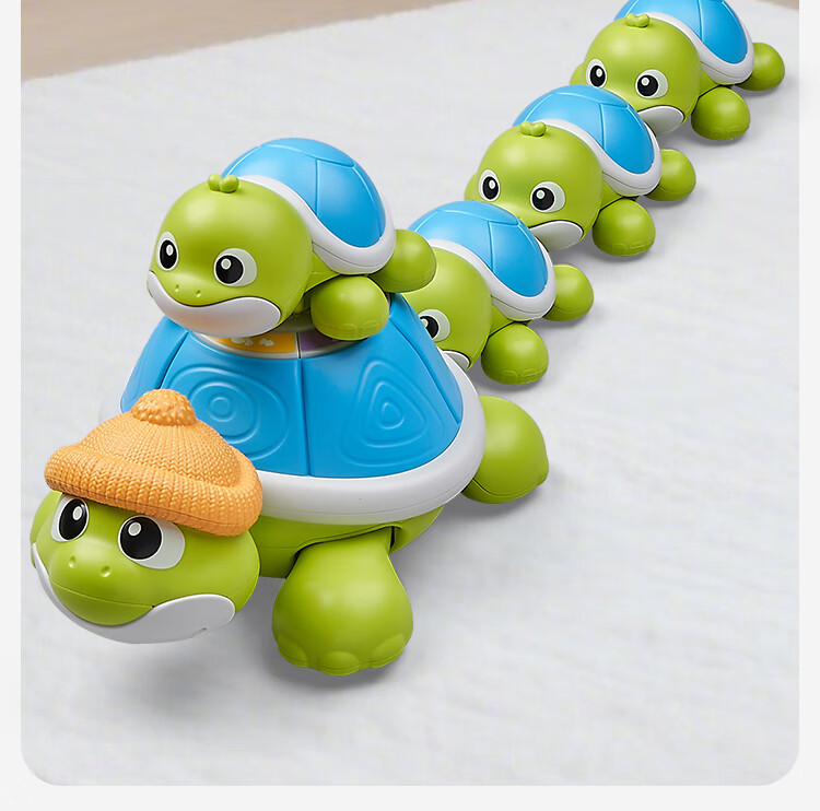 Aojia Baby Toy Crawling and Head Lifting Training 0-6 Months Learning to Crawl Guide for Children 0-1 Year Old Infant Large Turtle 8