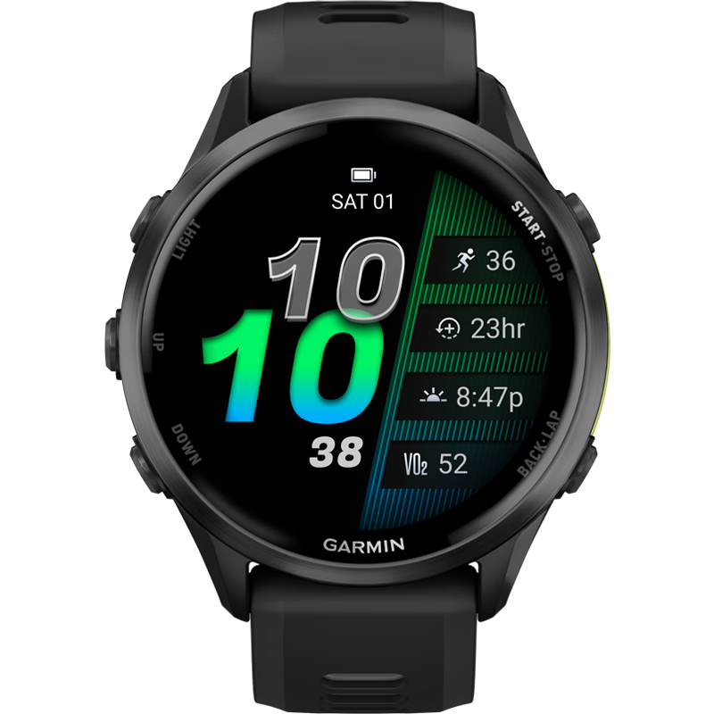 GARMIN Forerunner 970 Polar Night Black (47mm) ECG Heart Rate Running Outdoor Sports Smartwatch