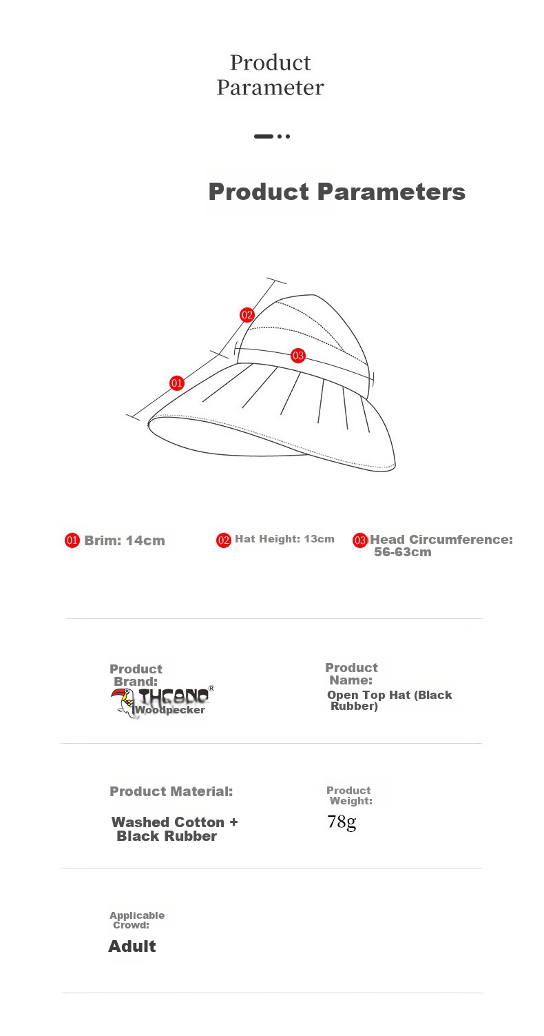 TUCANO Vinyl Sun Protection Hat for Women, Wide Brim Sun Hat, Fisherman Hat, Summer Outdoor Face-Covering UV Protection Hat 7