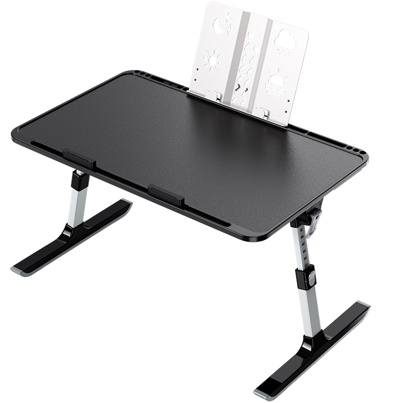 NVV Bed Laptop Desk Small Table Large Notebook Computer Stand Adjustable Height Foldable Dorm Study Reading Bay Window Small Table Lazy Gaming Table NP-18Pro
