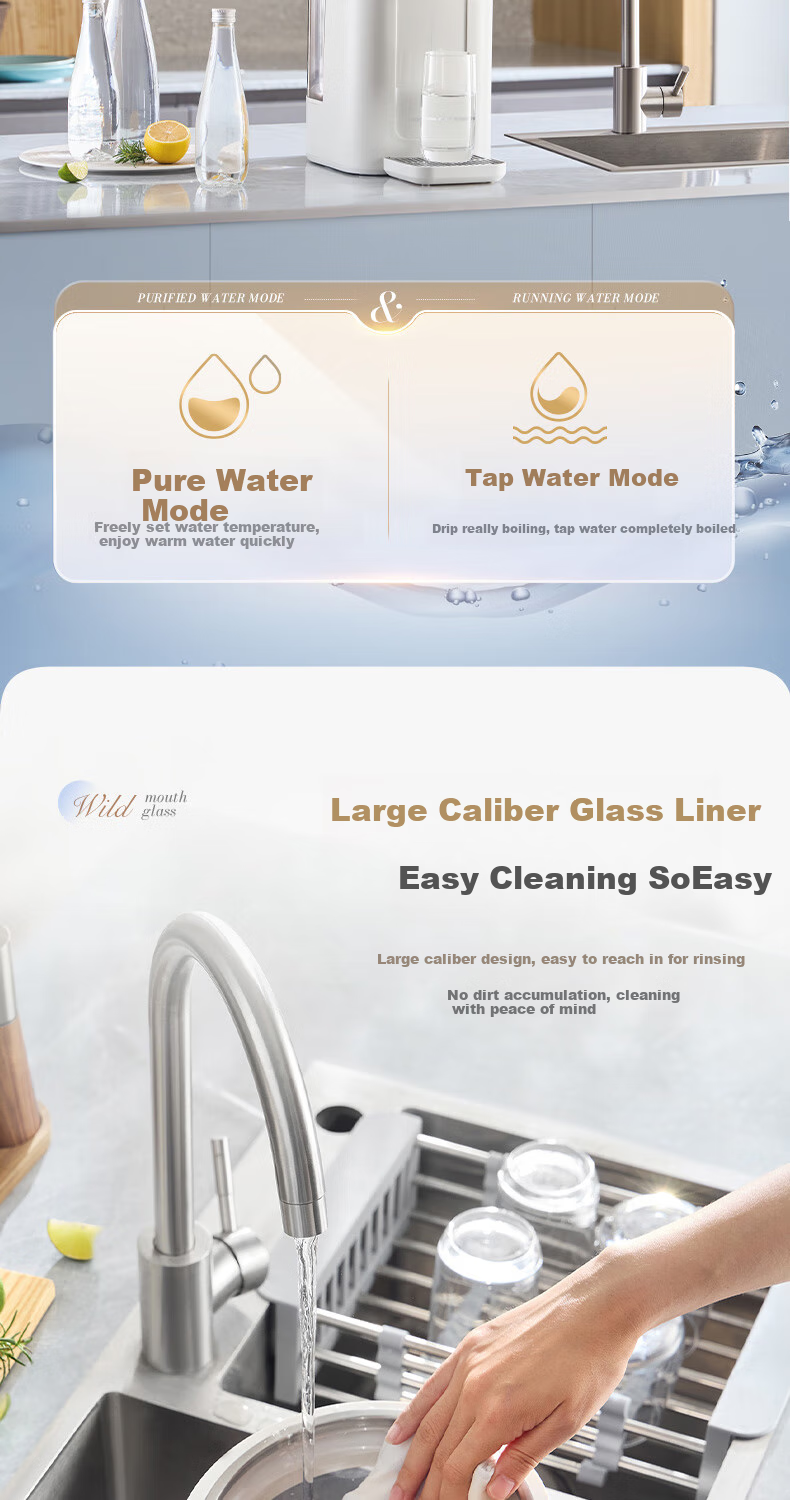 Morphyrichards Electric Kettle, Household Countertop 3L Water Boiler, Temperature Control All-In Automatic Kettle, Direct Drinking Water Dispenser with Detachable Tank, Milk Maker MR6073 10