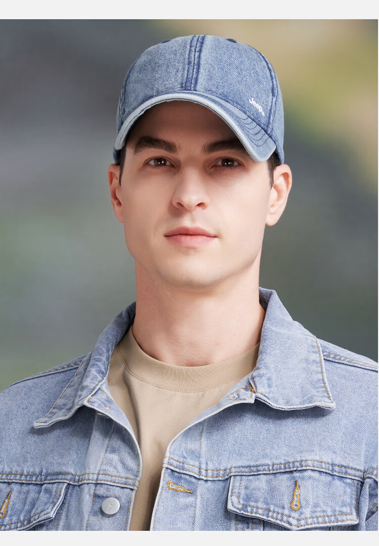 JEEP Baseball Cap for Men, All-Season Pure Cotton Visor Hat, Sun Protection Hat, Retro Sunhat for Men And Women, Purple 17