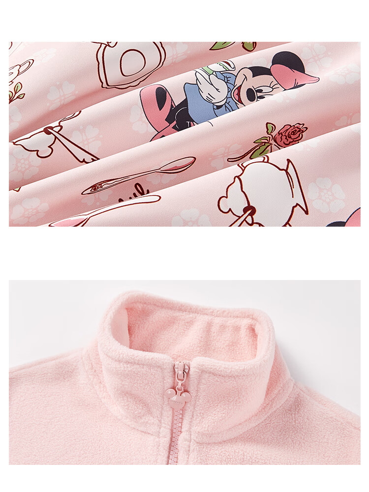 Disney Baby Children's Jacket, Autumn And Winter Three-In Coat, Two-Piece Set, 2026 Spring And Autumn New Cotton Jacket, Fleece Lining 9