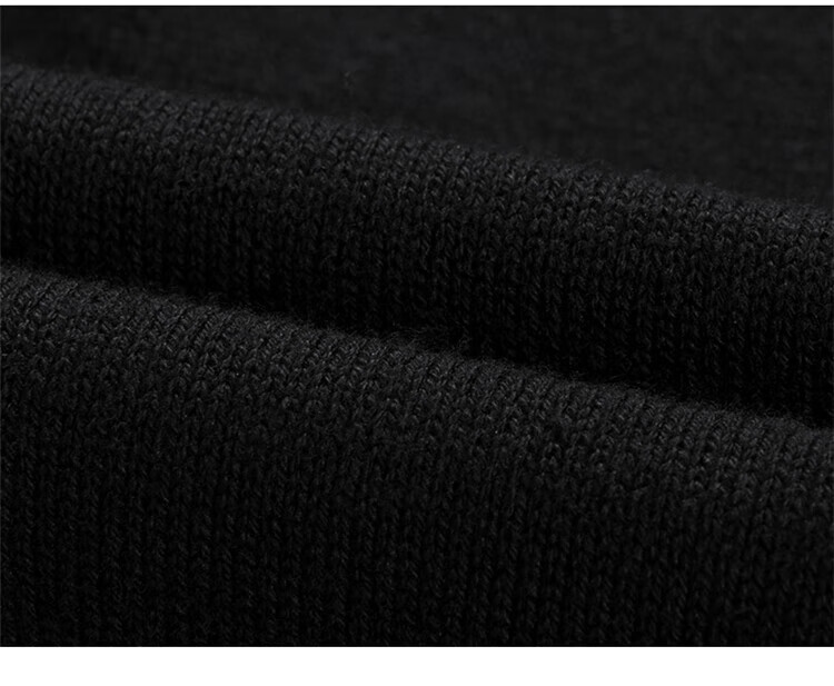 TUCANO Mock Neck Sweater for Men, Fashionable Simple Knit Pullover, Comfortable Warm Versatile Men's Top Base Layer, White L 12