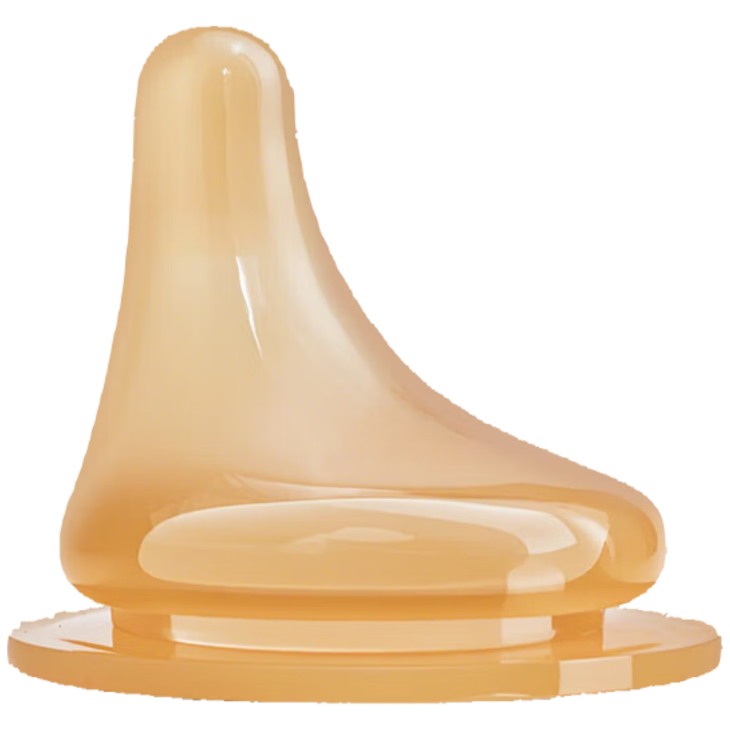 Baoshi Bottle Nipple Adapter for Pigeon Wide Neck, Breast-Like Infant Off-Center Nipple L Size 3 Holes (6 Months+)
