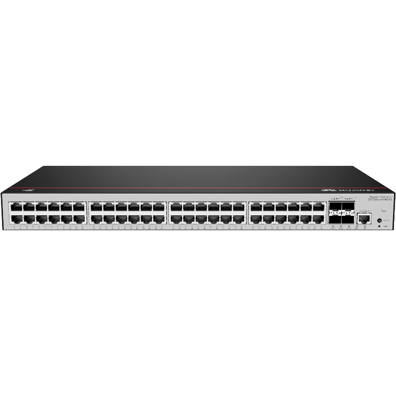 Huawei Kunling S5735S-L48P4S-A3 48-Port Gigabit Managed Layer 3 PoE Switch with 4 Gigabit SFP Ports, VLAN, Ring Network, 380W Power