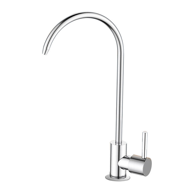 Jingwanhui Universal Water Purifier Accessories, Kitchen Sink Vegetable Washing Basin Faucet Household Direct Drinking Machine, 2 Points PE Connection Pipe Special Single Outlet Faucet (With Connector) W940
