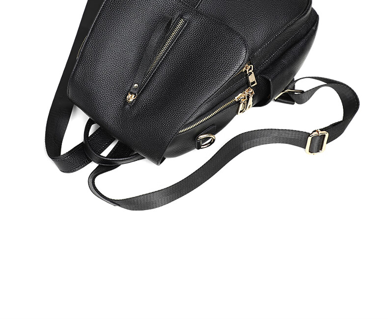 C.BANNER Top-Grain Leather Backpack for Women, Large Capacity Travel Bag, Light Luxury Birthday Mother's Day Gift, Practical Present for Mom 12