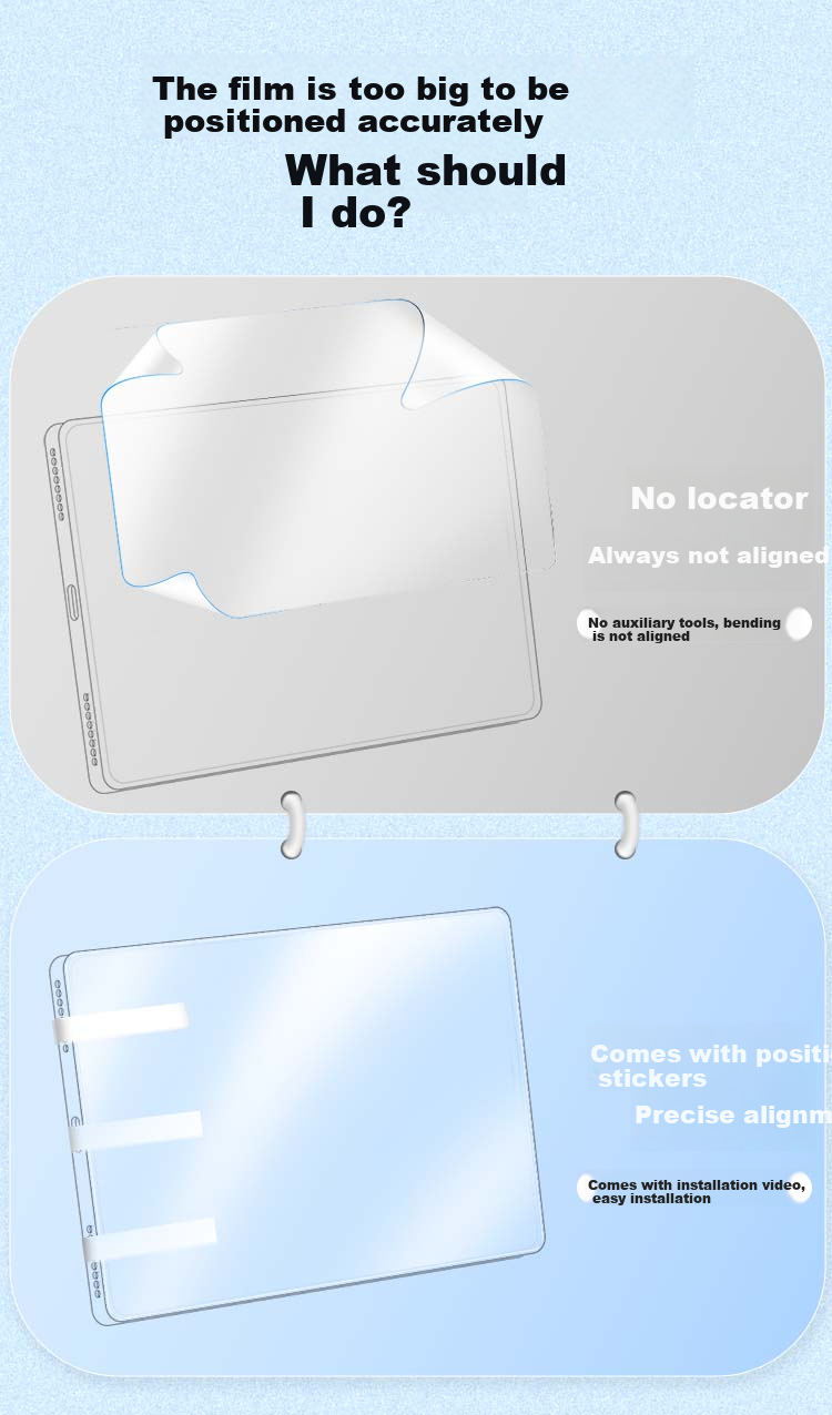 Freeson Screen Protector for Bubugao S7/S6, 12.7-Inch Student Tablet AI Learning Device, Anti-Blue Light Protective Film, Wear-Resistant, Scratch-Resistant, Smooth Drawing And Writing, Continuous Touch Paper Film 3